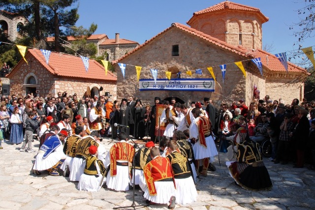 Kalavrita - Annual re-enactment of the famous blessing